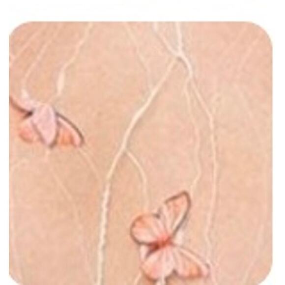 Unique Vintage 3D Butterfly Blouse Long Sleeve Lace with Bow Collar Sz XS #34 - Picture 5 of 9